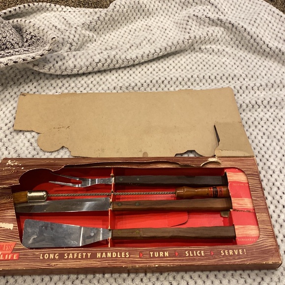 Vintage Washington forge barbecue tool set - Picture 5 of 7